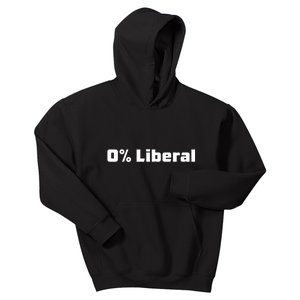 0 Percent Liberal Kids Hoodie