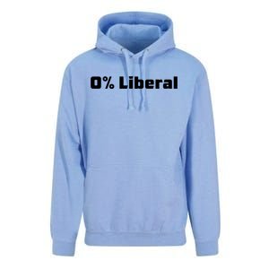 0 Percent Liberal Unisex Surf Hoodie