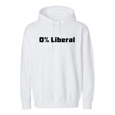 0 Percent Liberal Garment-Dyed Fleece Hoodie