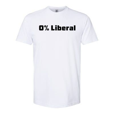 0 Percent Liberal Softstyle CVC T-Shirt