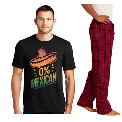 0 Percent Mexican Funny Fiesta Cinco De Mayo Pajama Set