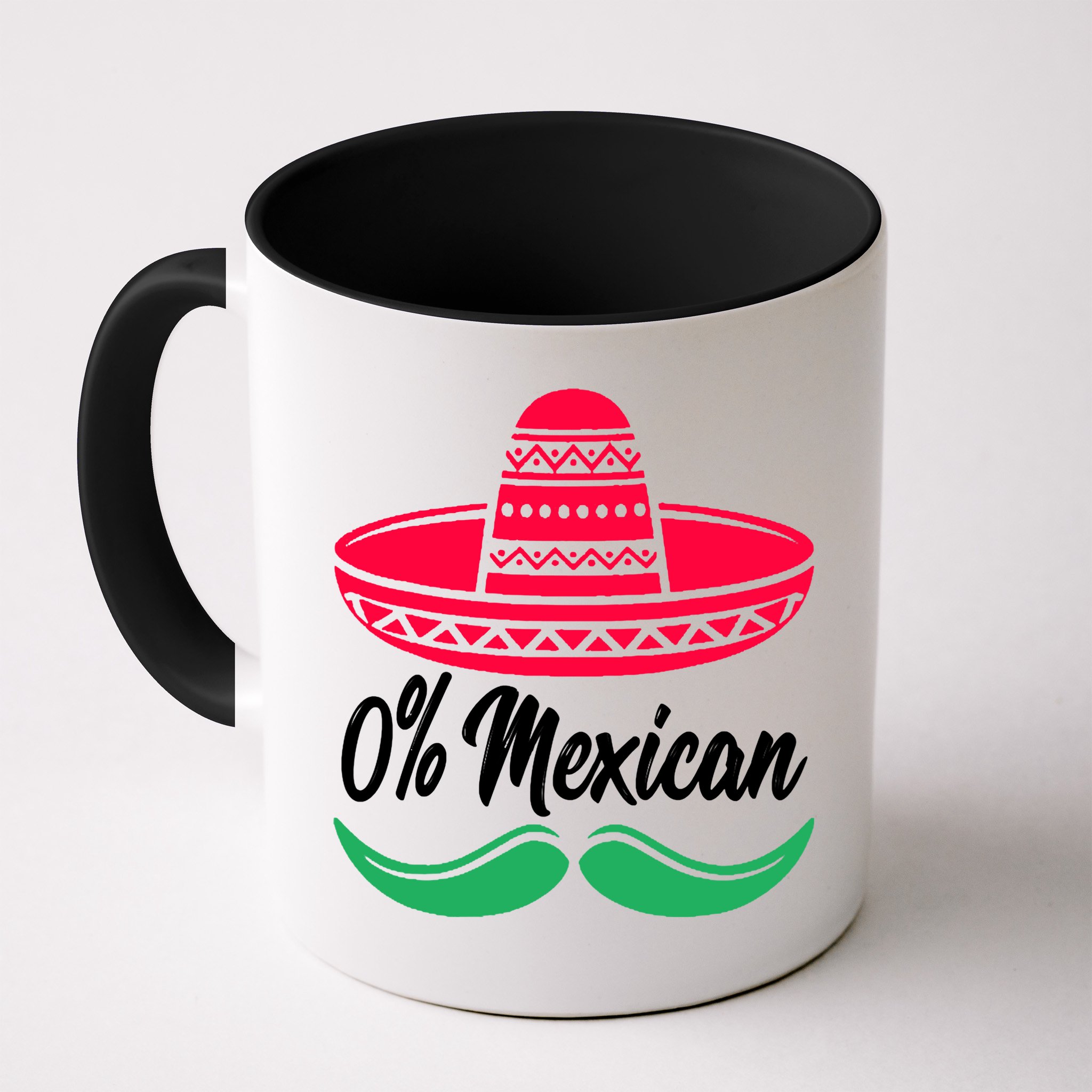 0 Percent Mexican Funny Mug