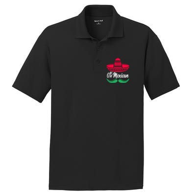 0 Percent Mexican Funny PosiCharge RacerMesh Polo