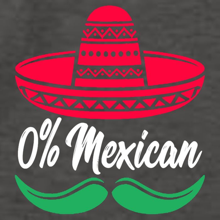 0 Percent Mexican Funny Vector Backpack