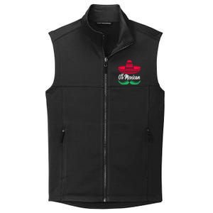 0 Percent Mexican Funny Collective Smooth Fleece Vest