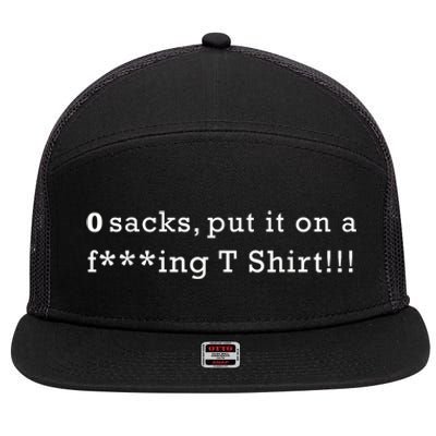 0 Sacks Put It On 7 Panel Mesh Trucker Snapback Hat