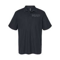 0 Sacks Put It On A ! Zero Sacks Softstyle Adult Sport Polo