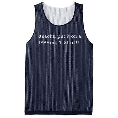 0 Sacks Put It On A ! Zero Sacks Mesh Reversible Basketball Jersey Tank