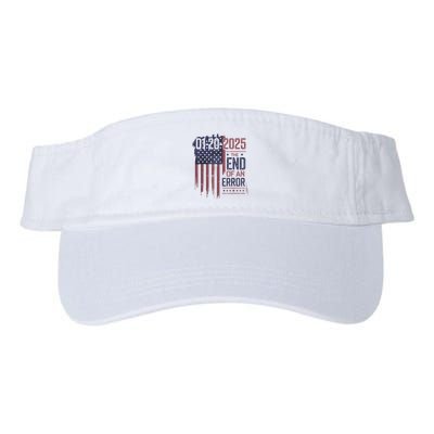 01202025 The End Of An Error Political Statement Valucap Bio-Washed Visor