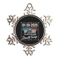 01202025 The End Of An Error President Inauguration 47th Metallic Star Ornament