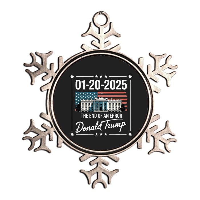 01202025 The End Of An Error President Inauguration 47th Metallic Star Ornament