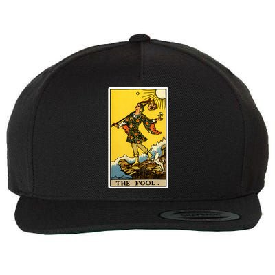 0. The Fool Tarot Card Wool Snapback Cap