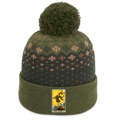 0. The Fool Tarot Card The Baniff Cuffed Pom Beanie