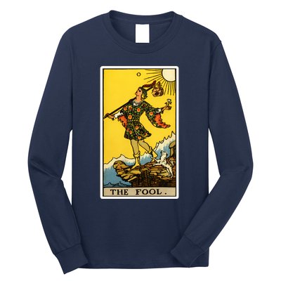 0. The Fool Tarot Card Long Sleeve Shirt