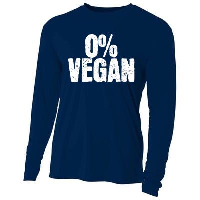 0 Vegan Shirts Meat Lover Chef BBQ Funny Cooling Performance Long Sleeve Crew