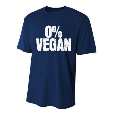 0 Vegan Shirts Meat Lover Chef BBQ Funny Performance Sprint T-Shirt