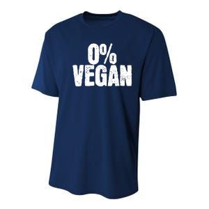 0 Vegan Shirts Meat Lover Chef BBQ Funny Youth Performance Sprint T-Shirt