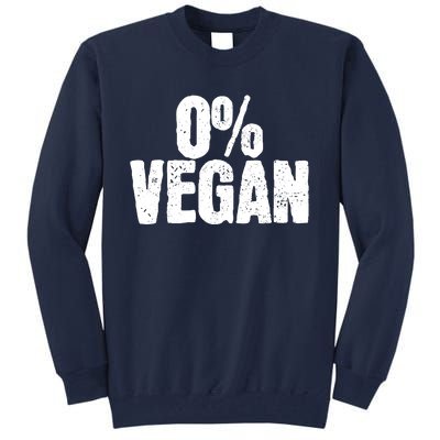 0 Vegan Shirts Meat Lover Chef BBQ Funny Tall Sweatshirt