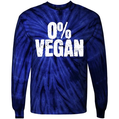 0 Vegan Shirts Meat Lover Chef BBQ Funny Tie-Dye Long Sleeve Shirt