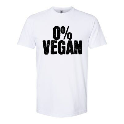 0 Vegan Shirts Meat Lover Chef BBQ Funny Softstyle CVC T-Shirt