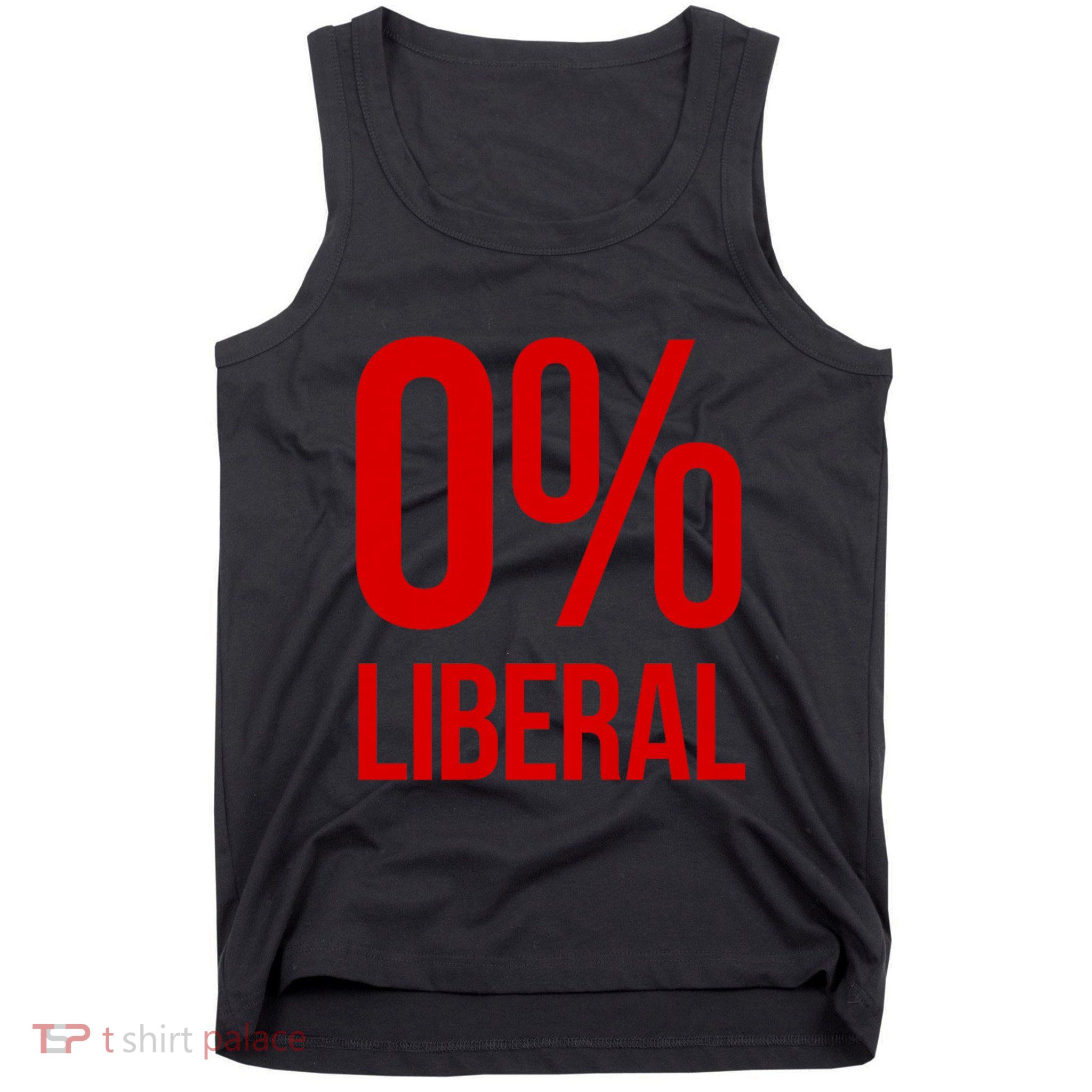 0% Zero Percent Liberal Conservative Tank Top