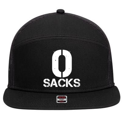 0 Zero Sacks Put It On A F**cking 7 Panel Mesh Trucker Snapback Hat