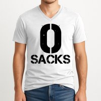 0 Zero Sacks Put It On A F**cking V-Neck T-Shirt