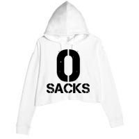 0 Zero Sacks Put It On A F**cking Crop Fleece Hoodie
