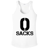 0 Zero Sacks Put It On A F**cking Ladies PosiCharge Competitor Racerback Tank