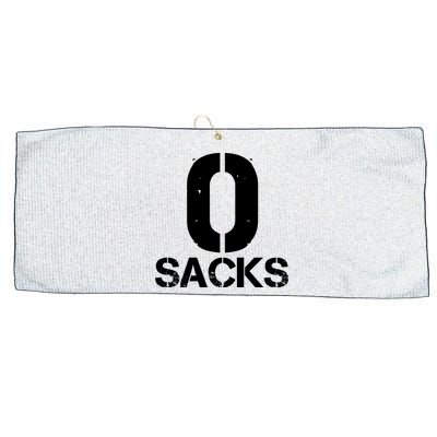 0 Zero Sacks Put It On A F**cking Large Microfiber Waffle Golf Towel