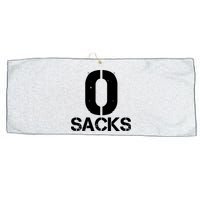 0 Zero Sacks Put It On A F**cking Large Microfiber Waffle Golf Towel