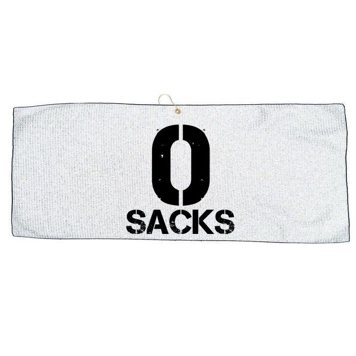 0 Zero Sacks Put It On A F**cking Large Microfiber Waffle Golf Towel