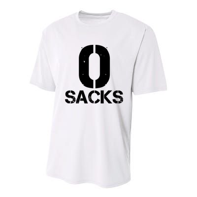 0 Zero Sacks Put It On A F**cking Youth Performance Sprint T-Shirt
