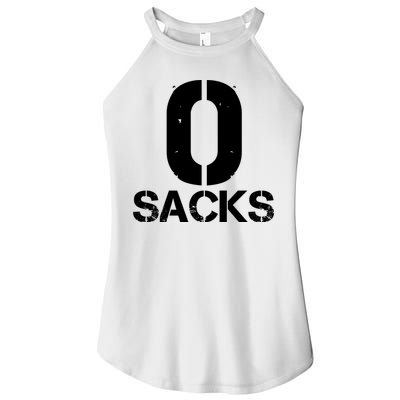 0 Zero Sacks Put It On A F**cking Women's Perfect Tri Rocker Tank