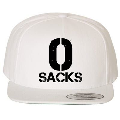 0 Zero Sacks Put It On A F**cking Wool Snapback Cap
