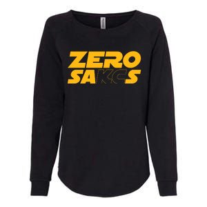 0 Zero Sacks Put It On A F**cking Womens California Wash Sweatshirt