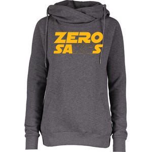 0 Zero Sacks Put It On A F**cking Womens Funnel Neck Pullover Hood