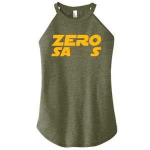 0 Zero Sacks Put It On A F**cking Women's Perfect Tri Rocker Tank