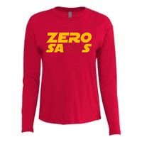 0 Zero Sacks Put It On A F**cking Womens Cotton Relaxed Long Sleeve T-Shirt