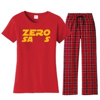 0 Zero Sacks Put It On A F**cking Women's Flannel Pajama Set