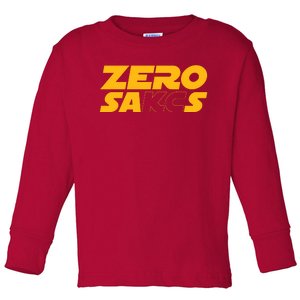 0 Zero Sacks Put It On A F**cking Toddler Long Sleeve Shirt