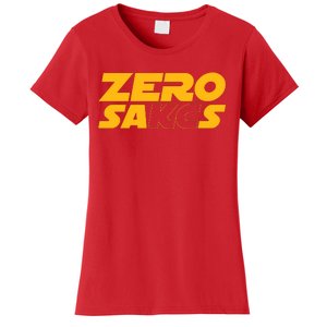 0 Zero Sacks Put It On A F**cking Women's T-Shirt