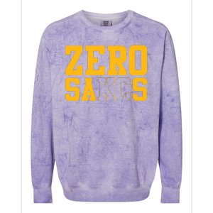 0 Zero Sacks Put It On A F**cking Colorblast Crewneck Sweatshirt