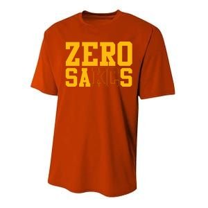 0 Zero Sacks Put It On A F**cking Performance Sprint T-Shirt