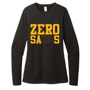 0 Zero Sacks Put It On A F**cking Womens CVC Long Sleeve Shirt