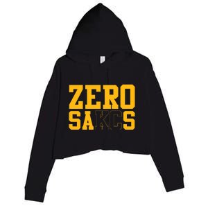 0 Zero Sacks Put It On A F**cking Crop Fleece Hoodie