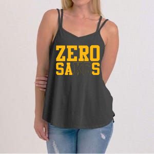 0 Zero Sacks Put It On A F**cking Women's Strappy Tank