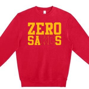 0 Zero Sacks Put It On A F**cking Premium Crewneck Sweatshirt