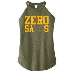 0 Zero Sacks Put It On A F**cking Women's Perfect Tri Rocker Tank