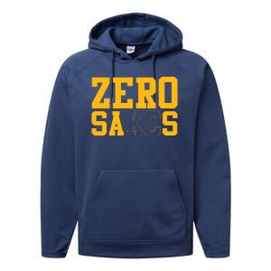 0 Zero Sacks Put It On A F**cking Performance Fleece Hoodie